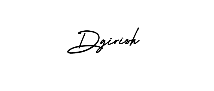 Make a beautiful signature design for name Dgirish. With this signature (AmerikaSignatureDemo-Regular) style, you can create a handwritten signature for free. Dgirish signature style 3 images and pictures png