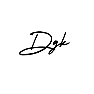 How to make Dgk name signature. Use AmerikaSignatureDemo-Regular style for creating short signs online. This is the latest handwritten sign. Dgk signature style 3 images and pictures png