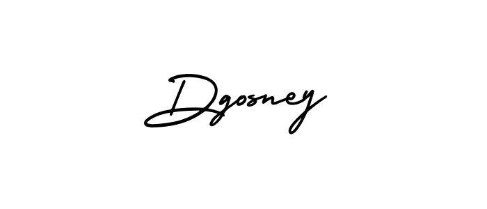 The best way (AmerikaSignatureDemo-Regular) to make a short signature is to pick only two or three words in your name. The name Dgosney include a total of six letters. For converting this name. Dgosney signature style 3 images and pictures png