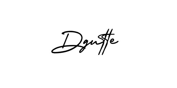 Create a beautiful signature design for name Dgutte. With this signature (AmerikaSignatureDemo-Regular) fonts, you can make a handwritten signature for free. Dgutte signature style 3 images and pictures png