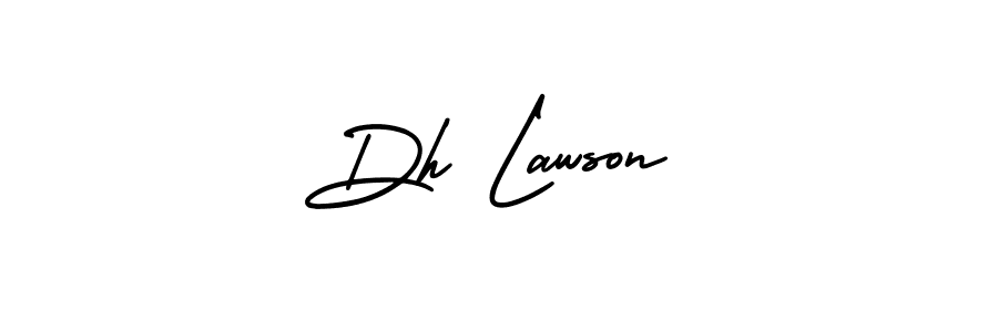 Create a beautiful signature design for name Dh Lawson. With this signature (AmerikaSignatureDemo-Regular) fonts, you can make a handwritten signature for free. Dh Lawson signature style 3 images and pictures png