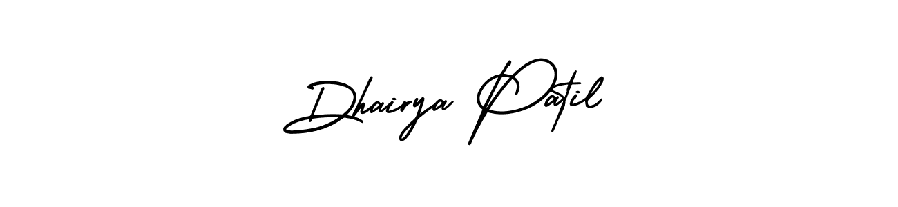 Best and Professional Signature Style for Dhairya Patil. AmerikaSignatureDemo-Regular Best Signature Style Collection. Dhairya Patil signature style 3 images and pictures png