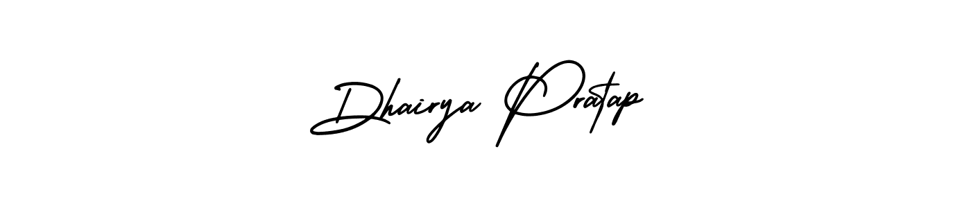 AmerikaSignatureDemo-Regular is a professional signature style that is perfect for those who want to add a touch of class to their signature. It is also a great choice for those who want to make their signature more unique. Get Dhairya Pratap name to fancy signature for free. Dhairya Pratap signature style 3 images and pictures png
