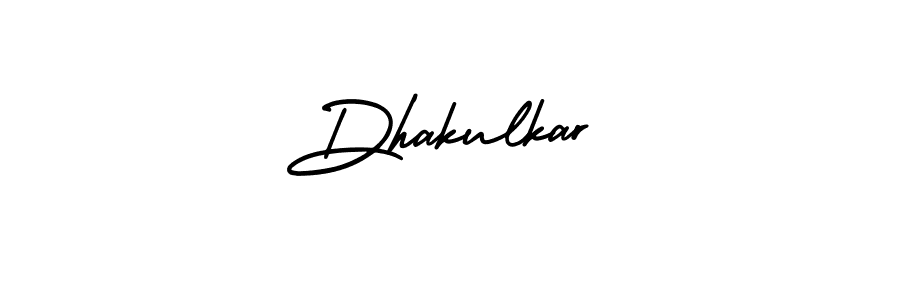 Make a beautiful signature design for name Dhakulkar. With this signature (AmerikaSignatureDemo-Regular) style, you can create a handwritten signature for free. Dhakulkar signature style 3 images and pictures png
