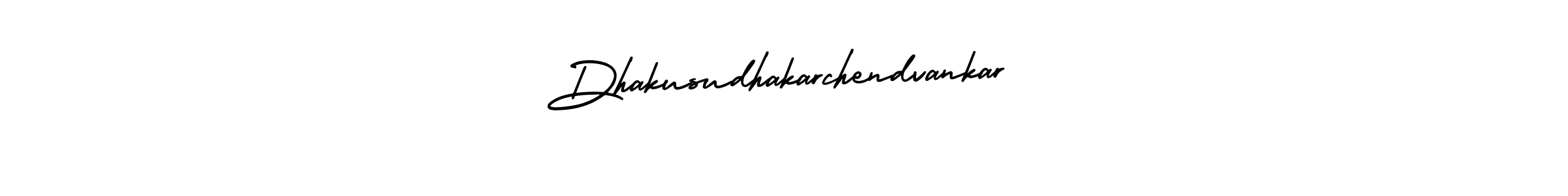 How to make Dhakusudhakarchendvankar name signature. Use AmerikaSignatureDemo-Regular style for creating short signs online. This is the latest handwritten sign. Dhakusudhakarchendvankar signature style 3 images and pictures png