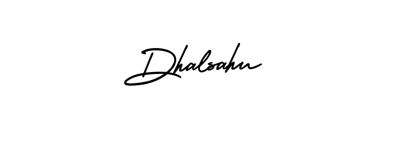Create a beautiful signature design for name Dhalsahu. With this signature (AmerikaSignatureDemo-Regular) fonts, you can make a handwritten signature for free. Dhalsahu signature style 3 images and pictures png