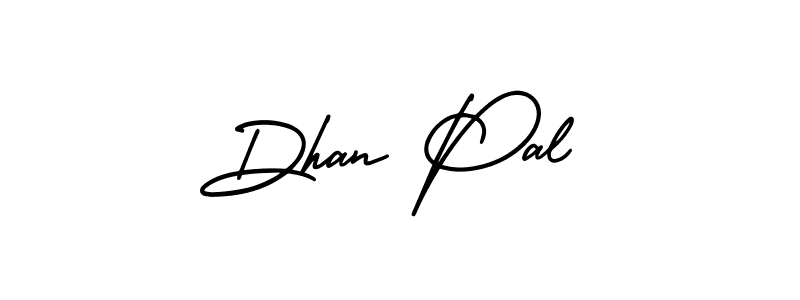 Create a beautiful signature design for name Dhan Pal. With this signature (AmerikaSignatureDemo-Regular) fonts, you can make a handwritten signature for free. Dhan Pal signature style 3 images and pictures png