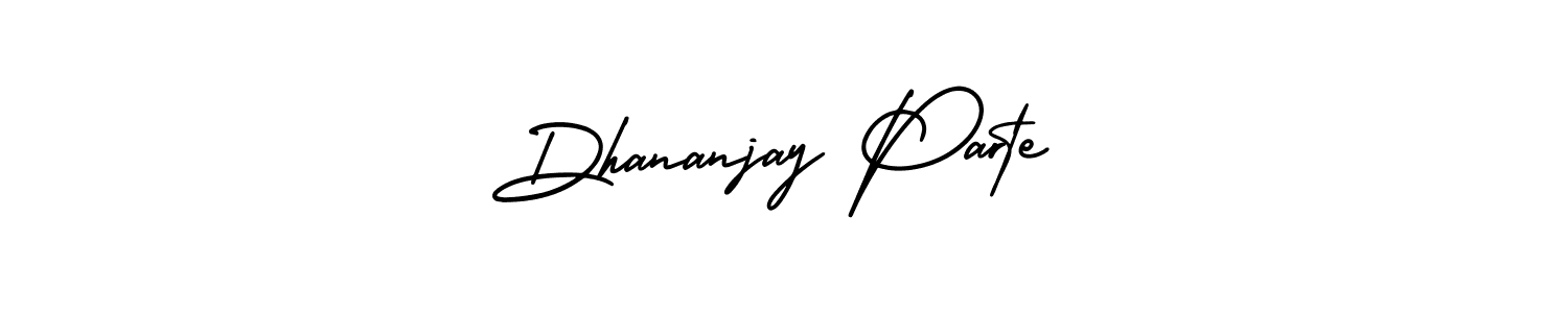 Make a beautiful signature design for name Dhananjay Parte. With this signature (AmerikaSignatureDemo-Regular) style, you can create a handwritten signature for free. Dhananjay Parte signature style 3 images and pictures png