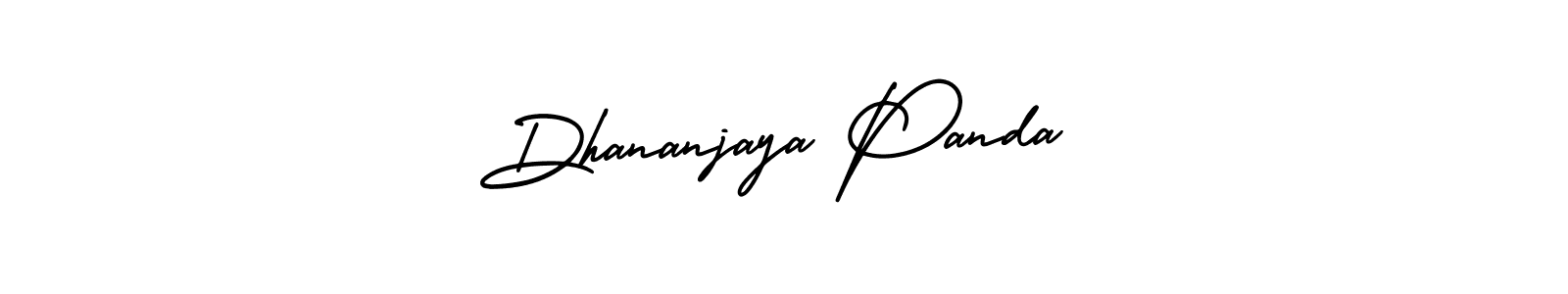 Use a signature maker to create a handwritten signature online. With this signature software, you can design (AmerikaSignatureDemo-Regular) your own signature for name Dhananjaya Panda. Dhananjaya Panda signature style 3 images and pictures png