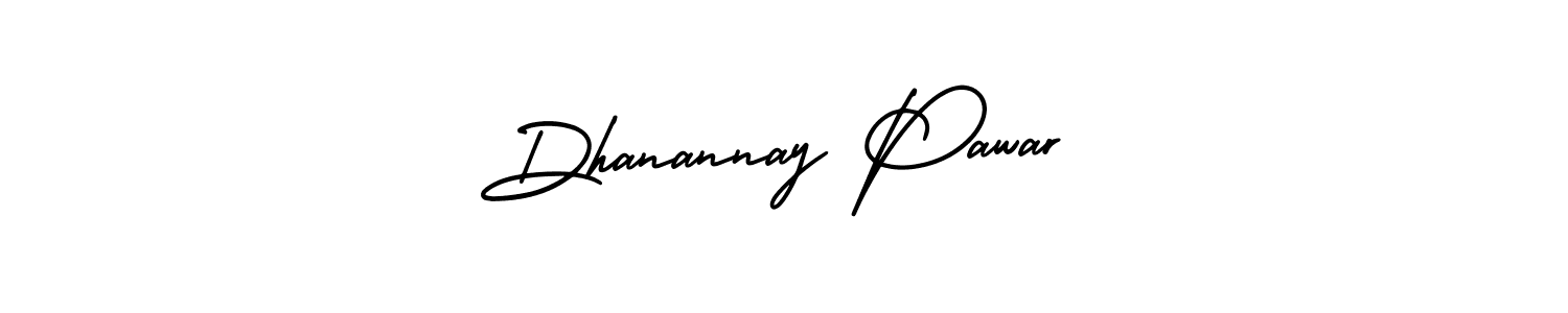 Use a signature maker to create a handwritten signature online. With this signature software, you can design (AmerikaSignatureDemo-Regular) your own signature for name Dhanannay Pawar. Dhanannay Pawar signature style 3 images and pictures png