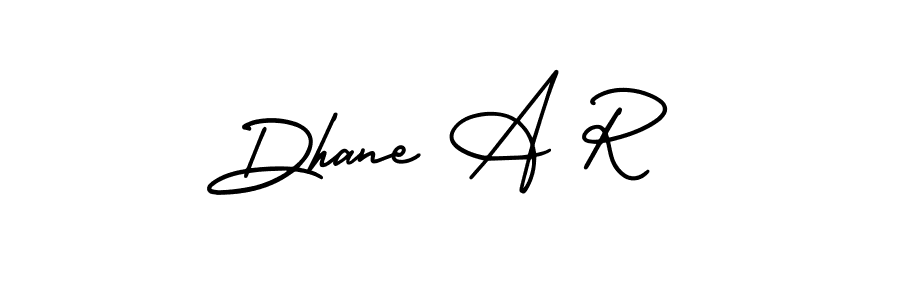 Similarly AmerikaSignatureDemo-Regular is the best handwritten signature design. Signature creator online .You can use it as an online autograph creator for name Dhane A R. Dhane A R signature style 3 images and pictures png