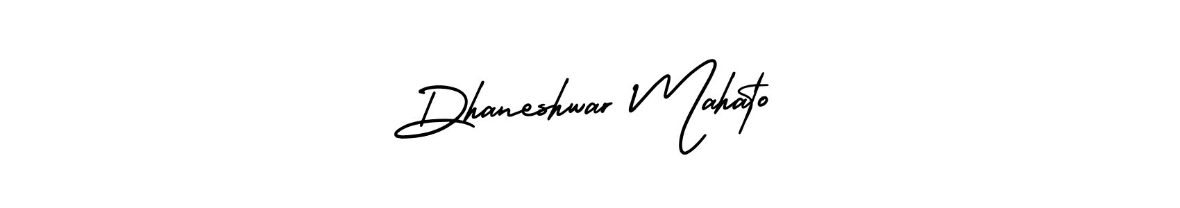 Make a short Dhaneshwar Mahato signature style. Manage your documents anywhere anytime using AmerikaSignatureDemo-Regular. Create and add eSignatures, submit forms, share and send files easily. Dhaneshwar Mahato signature style 3 images and pictures png