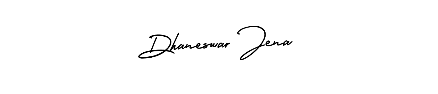 It looks lik you need a new signature style for name Dhaneswar Jena. Design unique handwritten (AmerikaSignatureDemo-Regular) signature with our free signature maker in just a few clicks. Dhaneswar Jena signature style 3 images and pictures png