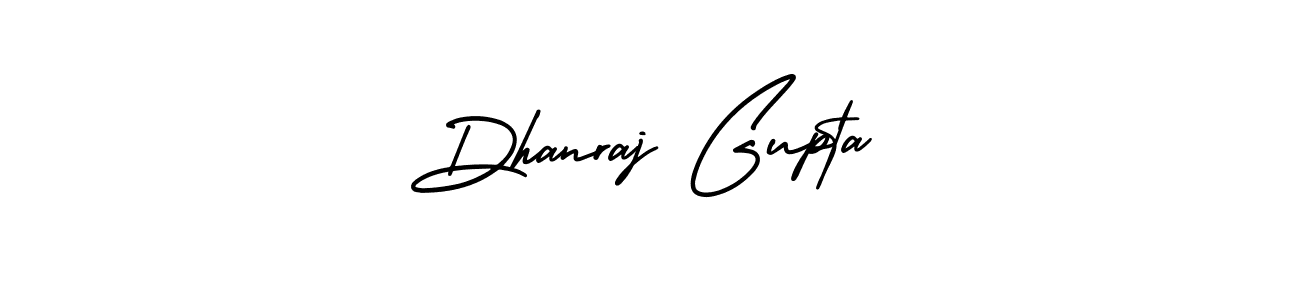 Create a beautiful signature design for name Dhanraj Gupta. With this signature (AmerikaSignatureDemo-Regular) fonts, you can make a handwritten signature for free. Dhanraj Gupta signature style 3 images and pictures png