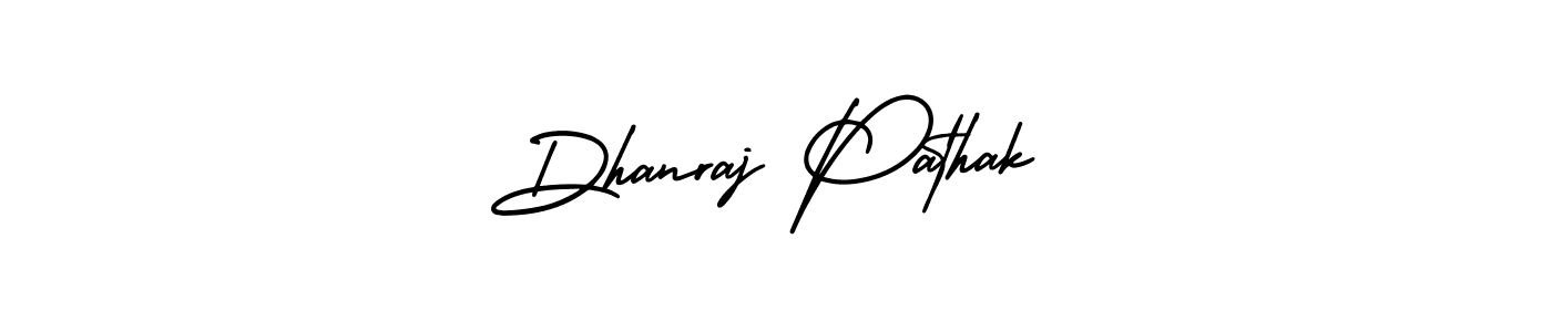Make a short Dhanraj Pathak signature style. Manage your documents anywhere anytime using AmerikaSignatureDemo-Regular. Create and add eSignatures, submit forms, share and send files easily. Dhanraj Pathak signature style 3 images and pictures png