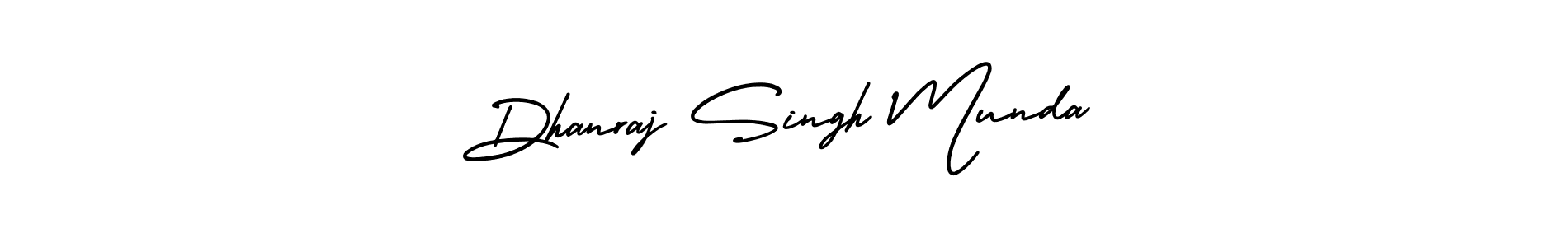 How to make Dhanraj Singh Munda name signature. Use AmerikaSignatureDemo-Regular style for creating short signs online. This is the latest handwritten sign. Dhanraj Singh Munda signature style 3 images and pictures png
