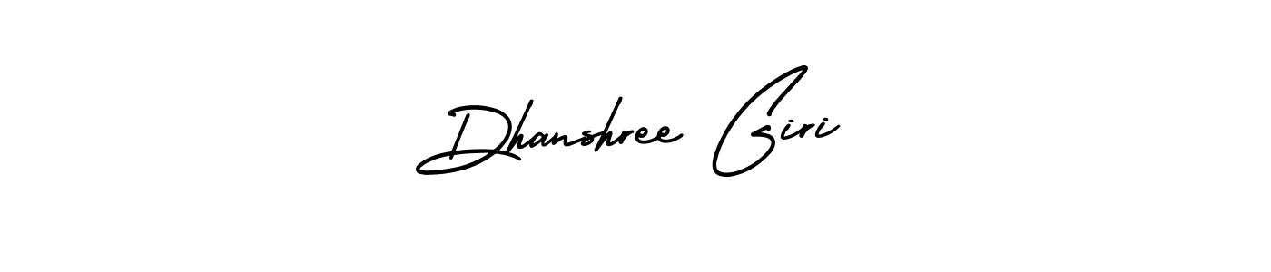 Make a short Dhanshree Giri signature style. Manage your documents anywhere anytime using AmerikaSignatureDemo-Regular. Create and add eSignatures, submit forms, share and send files easily. Dhanshree Giri signature style 3 images and pictures png