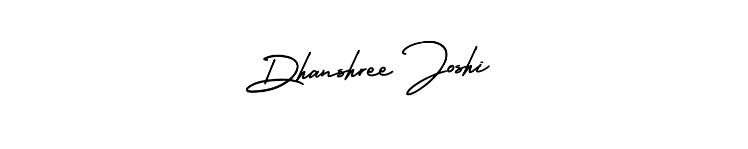 How to make Dhanshree Joshi signature? AmerikaSignatureDemo-Regular is a professional autograph style. Create handwritten signature for Dhanshree Joshi name. Dhanshree Joshi signature style 3 images and pictures png