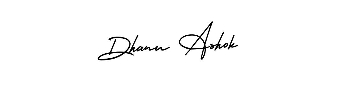 How to Draw Dhanu Ashok signature style? AmerikaSignatureDemo-Regular is a latest design signature styles for name Dhanu Ashok. Dhanu Ashok signature style 3 images and pictures png