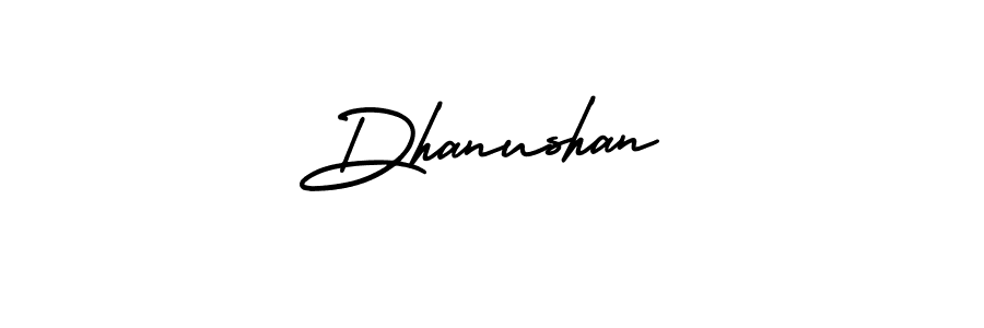 if you are searching for the best signature style for your name Dhanushan. so please give up your signature search. here we have designed multiple signature styles  using AmerikaSignatureDemo-Regular. Dhanushan signature style 3 images and pictures png