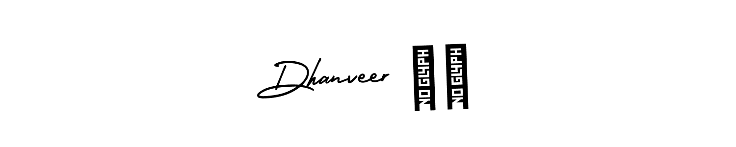 Create a beautiful signature design for name Dhanveer ❤️. With this signature (AmerikaSignatureDemo-Regular) fonts, you can make a handwritten signature for free. Dhanveer ❤️ signature style 3 images and pictures png