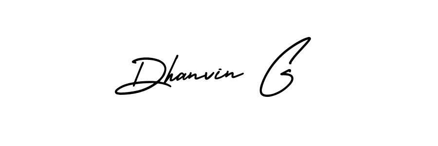 You can use this online signature creator to create a handwritten signature for the name Dhanvin G. This is the best online autograph maker. Dhanvin G signature style 3 images and pictures png