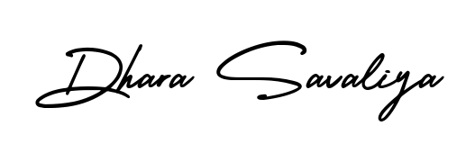 Design your own signature with our free online signature maker. With this signature software, you can create a handwritten (AmerikaSignatureDemo-Regular) signature for name Dhara Savaliya. Dhara Savaliya signature style 3 images and pictures png