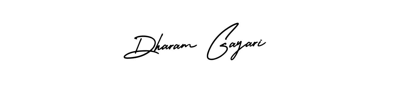 Similarly AmerikaSignatureDemo-Regular is the best handwritten signature design. Signature creator online .You can use it as an online autograph creator for name Dharam Gayari. Dharam Gayari signature style 3 images and pictures png
