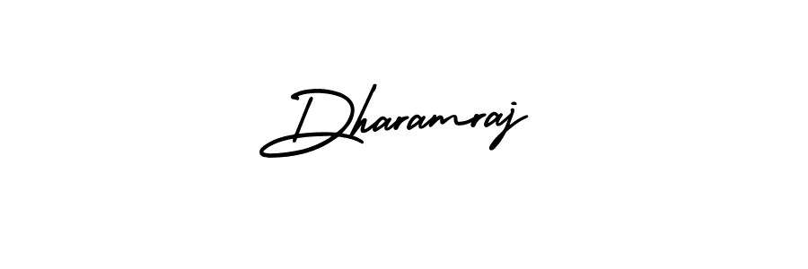 AmerikaSignatureDemo-Regular is a professional signature style that is perfect for those who want to add a touch of class to their signature. It is also a great choice for those who want to make their signature more unique. Get Dharamraj name to fancy signature for free. Dharamraj signature style 3 images and pictures png