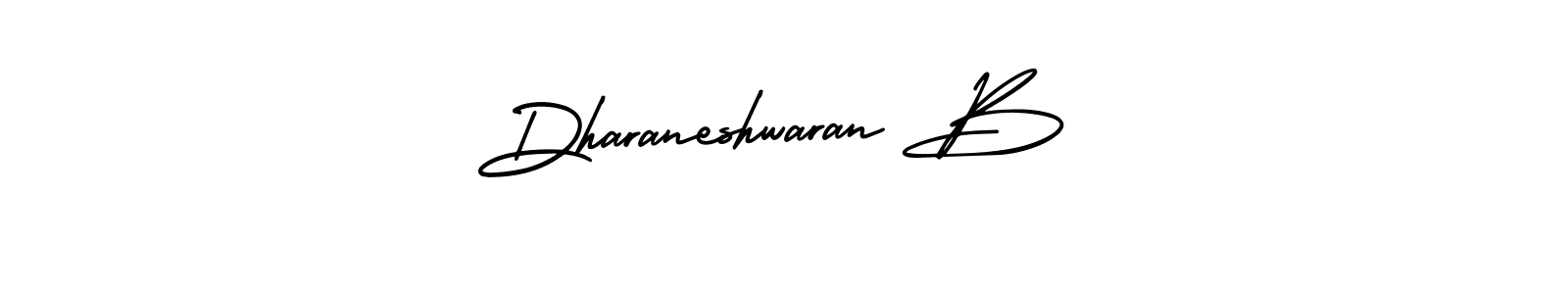 Dharaneshwaran B stylish signature style. Best Handwritten Sign (AmerikaSignatureDemo-Regular) for my name. Handwritten Signature Collection Ideas for my name Dharaneshwaran B. Dharaneshwaran B signature style 3 images and pictures png