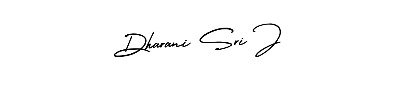 Make a beautiful signature design for name Dharani Sri J. Use this online signature maker to create a handwritten signature for free. Dharani Sri J signature style 3 images and pictures png