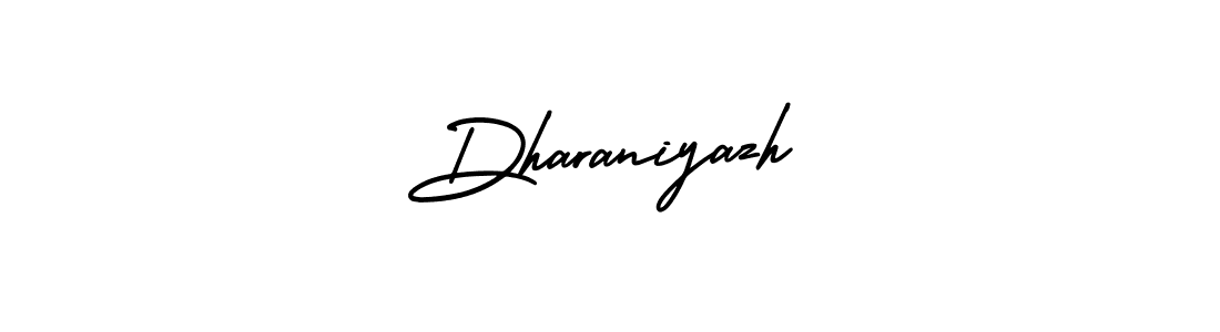 Also we have Dharaniyazh name is the best signature style. Create professional handwritten signature collection using AmerikaSignatureDemo-Regular autograph style. Dharaniyazh signature style 3 images and pictures png