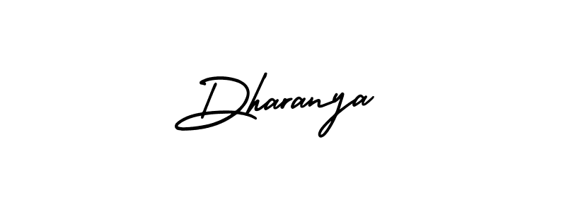 Also we have Dharanya name is the best signature style. Create professional handwritten signature collection using AmerikaSignatureDemo-Regular autograph style. Dharanya signature style 3 images and pictures png