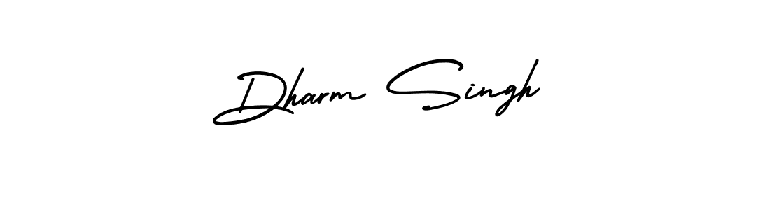 How to make Dharm Singh name signature. Use AmerikaSignatureDemo-Regular style for creating short signs online. This is the latest handwritten sign. Dharm Singh signature style 3 images and pictures png