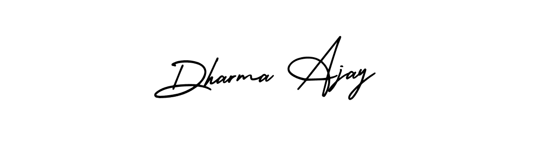 Make a beautiful signature design for name Dharma Ajay. Use this online signature maker to create a handwritten signature for free. Dharma Ajay signature style 3 images and pictures png