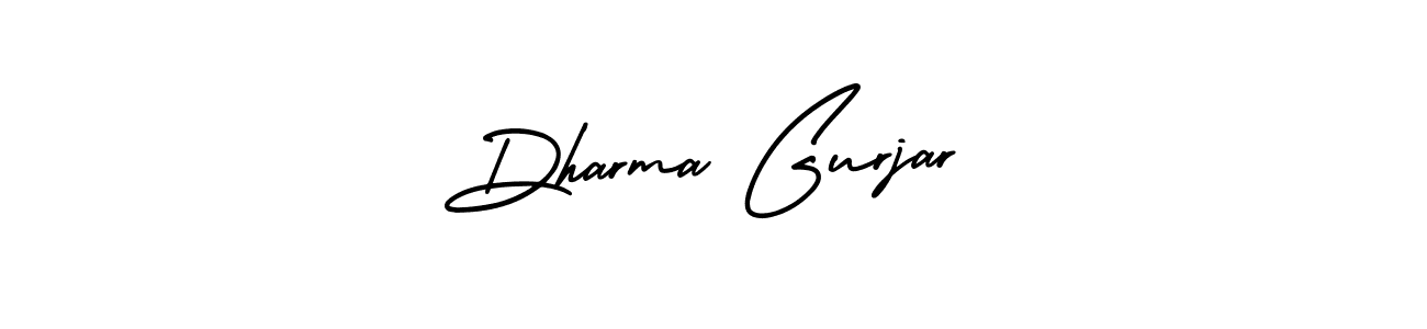 Make a short Dharma Gurjar signature style. Manage your documents anywhere anytime using AmerikaSignatureDemo-Regular. Create and add eSignatures, submit forms, share and send files easily. Dharma Gurjar signature style 3 images and pictures png