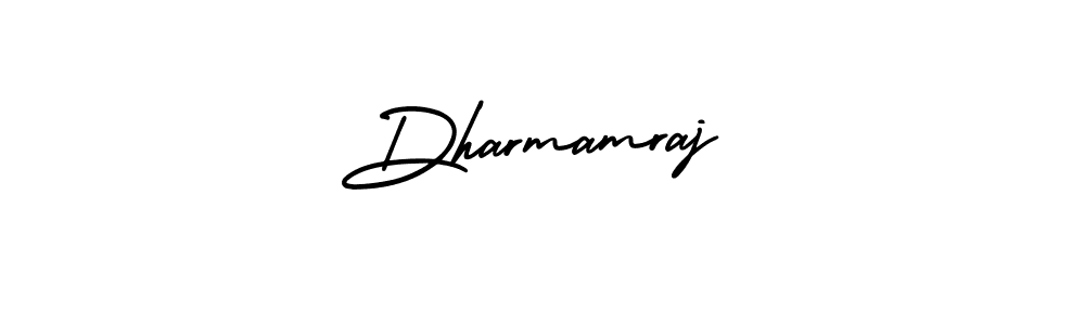 AmerikaSignatureDemo-Regular is a professional signature style that is perfect for those who want to add a touch of class to their signature. It is also a great choice for those who want to make their signature more unique. Get Dharmamraj name to fancy signature for free. Dharmamraj signature style 3 images and pictures png