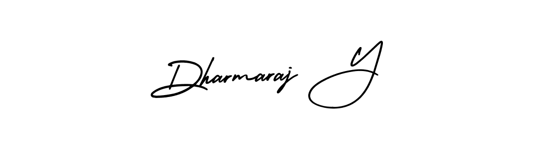 Create a beautiful signature design for name Dharmaraj Y. With this signature (AmerikaSignatureDemo-Regular) fonts, you can make a handwritten signature for free. Dharmaraj Y signature style 3 images and pictures png