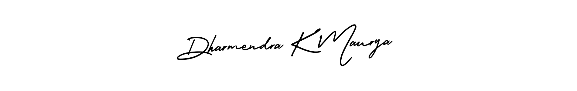 Use a signature maker to create a handwritten signature online. With this signature software, you can design (AmerikaSignatureDemo-Regular) your own signature for name Dharmendra K Maurya. Dharmendra K Maurya signature style 3 images and pictures png