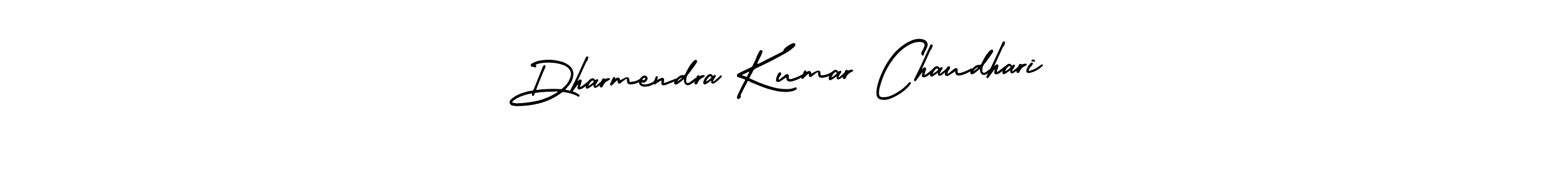 Make a beautiful signature design for name Dharmendra Kumar Chaudhari. With this signature (AmerikaSignatureDemo-Regular) style, you can create a handwritten signature for free. Dharmendra Kumar Chaudhari signature style 3 images and pictures png