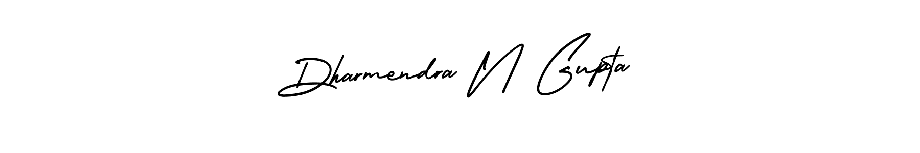 It looks lik you need a new signature style for name Dharmendra N Gupta. Design unique handwritten (AmerikaSignatureDemo-Regular) signature with our free signature maker in just a few clicks. Dharmendra N Gupta signature style 3 images and pictures png