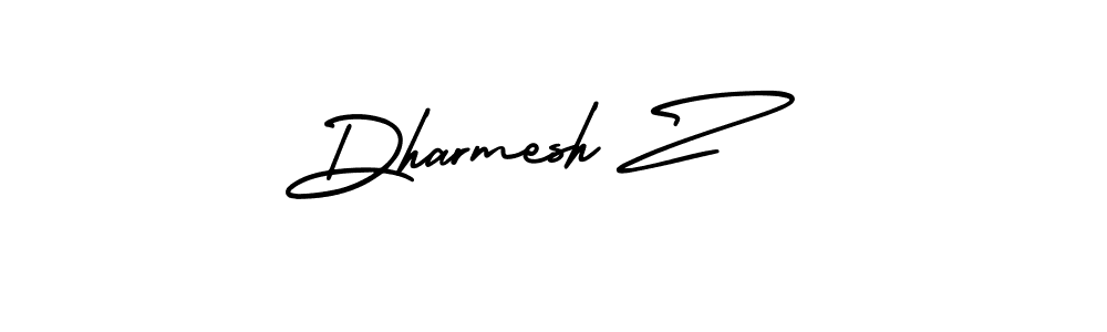 Similarly AmerikaSignatureDemo-Regular is the best handwritten signature design. Signature creator online .You can use it as an online autograph creator for name Dharmesh Z. Dharmesh Z signature style 3 images and pictures png