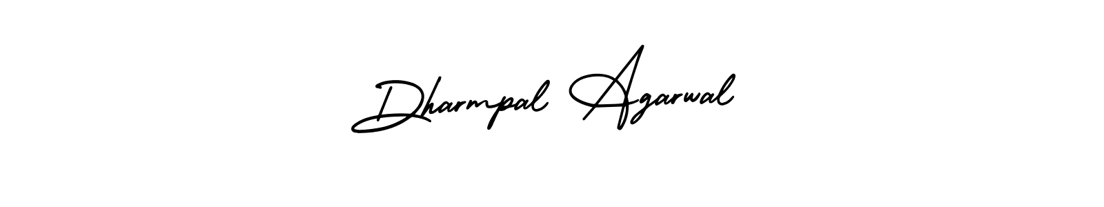 How to make Dharmpal Agarwal name signature. Use AmerikaSignatureDemo-Regular style for creating short signs online. This is the latest handwritten sign. Dharmpal Agarwal signature style 3 images and pictures png