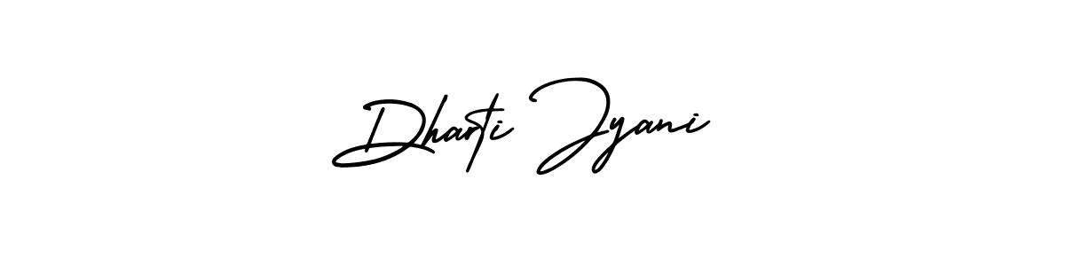 Also You can easily find your signature by using the search form. We will create Dharti Jyani name handwritten signature images for you free of cost using AmerikaSignatureDemo-Regular sign style. Dharti Jyani signature style 3 images and pictures png