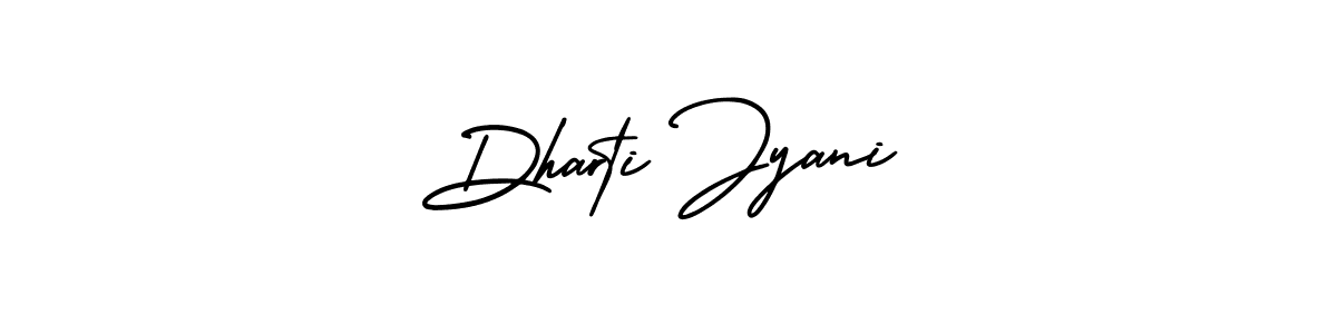 Also You can easily find your signature by using the search form. We will create Dharti Jyani name handwritten signature images for you free of cost using AmerikaSignatureDemo-Regular sign style. Dharti Jyani signature style 3 images and pictures png