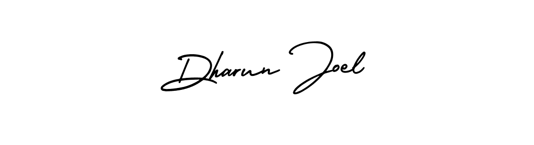 Create a beautiful signature design for name Dharun Joel. With this signature (AmerikaSignatureDemo-Regular) fonts, you can make a handwritten signature for free. Dharun Joel signature style 3 images and pictures png