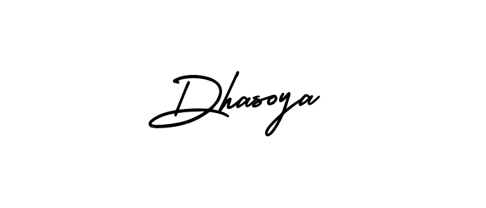 Also You can easily find your signature by using the search form. We will create Dhasoya name handwritten signature images for you free of cost using AmerikaSignatureDemo-Regular sign style. Dhasoya signature style 3 images and pictures png