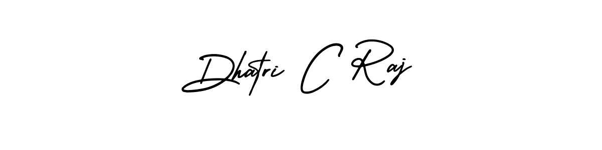Dhatri C Raj stylish signature style. Best Handwritten Sign (AmerikaSignatureDemo-Regular) for my name. Handwritten Signature Collection Ideas for my name Dhatri C Raj. Dhatri C Raj signature style 3 images and pictures png