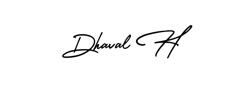 Check out images of Autograph of Dhaval H name. Actor Dhaval H Signature Style. AmerikaSignatureDemo-Regular is a professional sign style online. Dhaval H signature style 3 images and pictures png