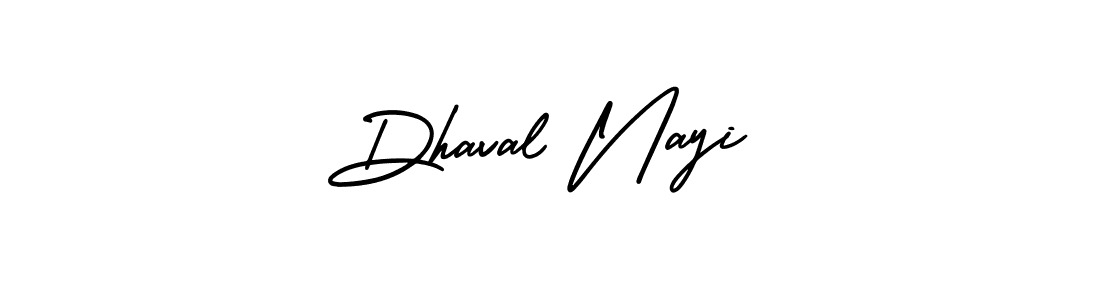 Create a beautiful signature design for name Dhaval Nayi. With this signature (AmerikaSignatureDemo-Regular) fonts, you can make a handwritten signature for free. Dhaval Nayi signature style 3 images and pictures png